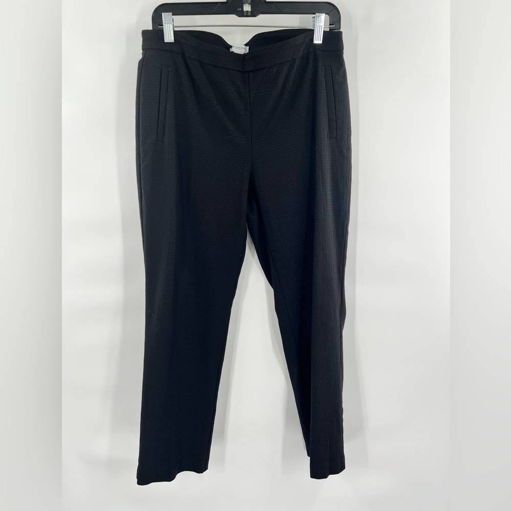 Carolina Belle black trousers pants jacquard size 12